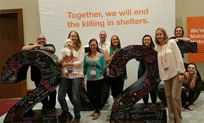 2017 Best Friends® National Conference with the Camden County Animal Shelter's team 